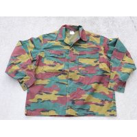 ベルギー軍 戦闘服ジャケット ジグソー迷彩LARGE-SHORT