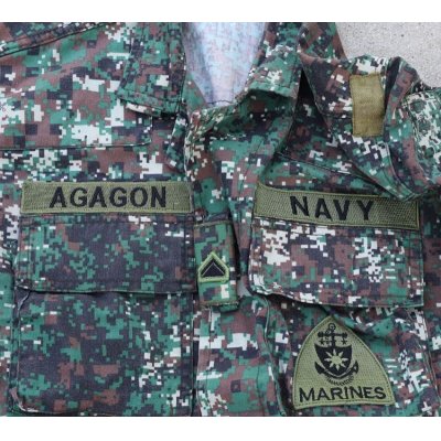 画像3: フィリピン軍 海軍海兵隊 戦闘服ジャケットPHILMARPAT迷彩 徽章付