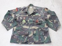 フィリピン軍 戦闘服ジャケットDPM迷彩 陸軍第1スカウトレンジャー連隊用フルパッチ品