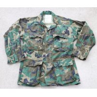 米軍ERDL RDF(LC-1)リーフ迷彩ジャケットX-SMALL-SHORT(LC-1リーフ生地使用品)