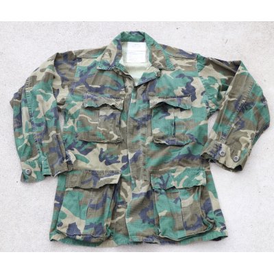 画像1: 米軍ERDL RDF(LC-1)リーフ迷彩ジャケットX-SMALL-SHORT(LC-1リーフ生地使用品)