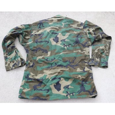 画像2: 米軍ERDL RDF(LC-1)リーフ迷彩ジャケットX-SMALL-SHORT(LC-1リーフ生地使用品)