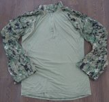 画像: 米軍パタゴニアLV9コンバットシャツAOR2迷彩X-LARGE-REGULAR