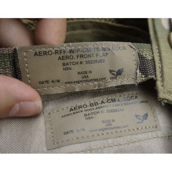 イーグルSOFBAV AERO ASSAULTプレートキャリアMULTICAM迷彩LARGE新品