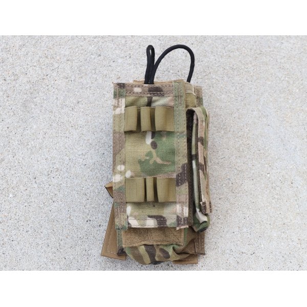 画像1: 米軍放出MSAパラクレイトMBITRラジオポーチMULTICAM迷彩 新品 (1)