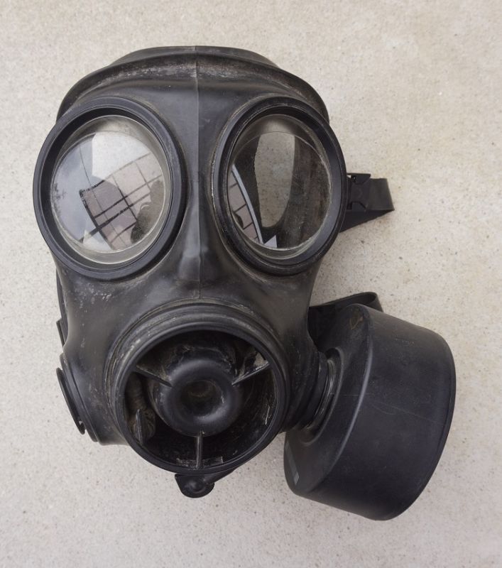 ■希少・美品■ イギリス軍 S10 レスピレーター ガスマスク サイズ【1】
