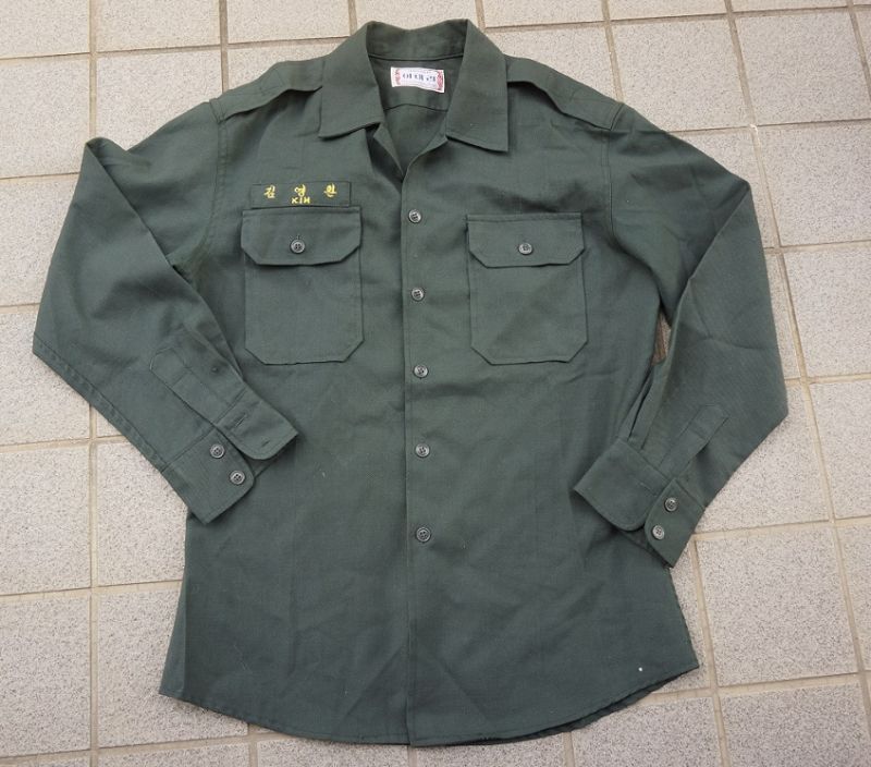 韓国軍 韓国陸軍 制服シャツ - ミリタリーサープラス キャンプ・ビッキー