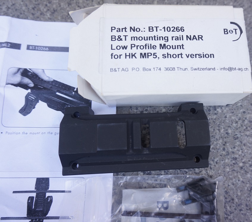 B&T製MP5用エイムポイントT1・H1用ローマウント新品 - ミリタリー